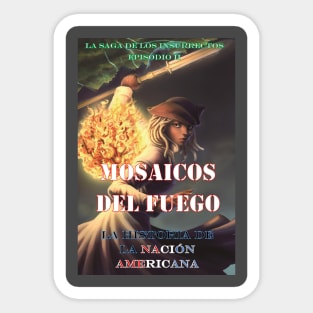 Mosaicos del Fuego ebook cover Sticker